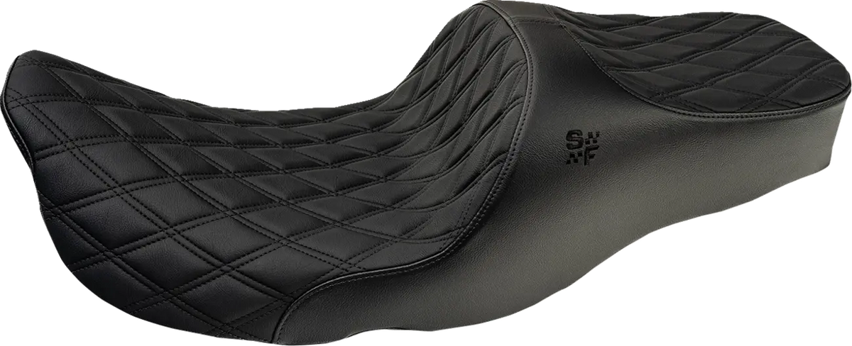 Slyfox Chariot Seat Black Double Diamond Stitch FLH FLT 97-07