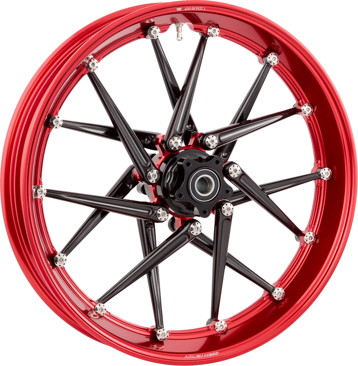 Arlen Ness Spoken Rim 21x3.50 Red/Black