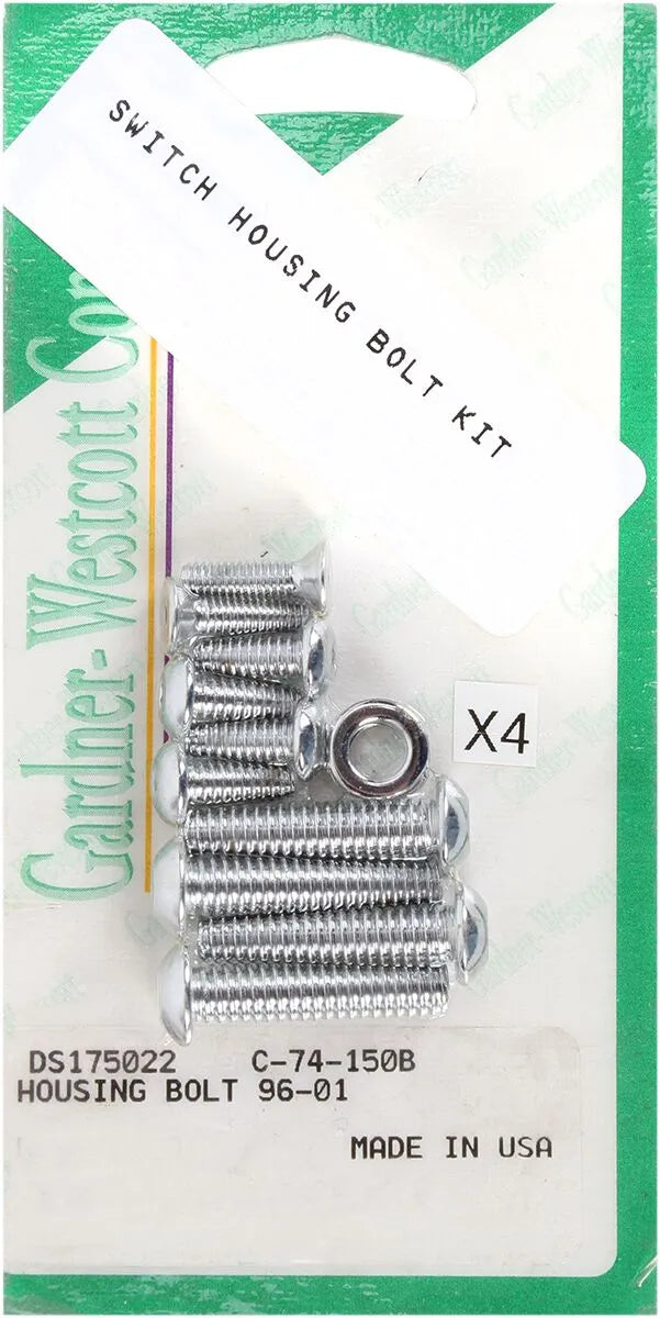 Gardner-Westcott Switch Housing Bolt Kit for Harley Davidson