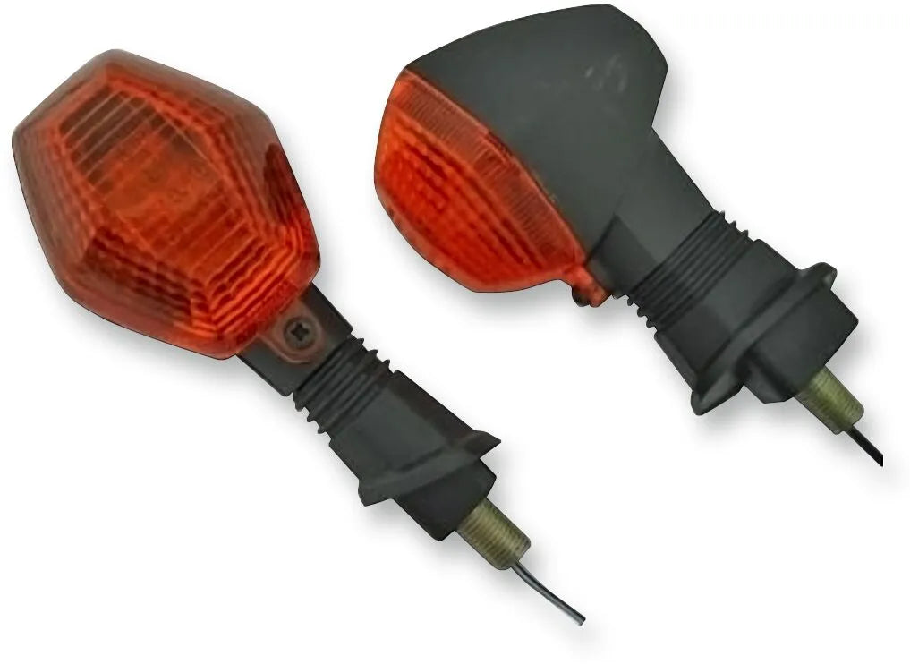 K&S Technologies Turn Signals - Amber Lens - E-Marked - 27-12102CE R