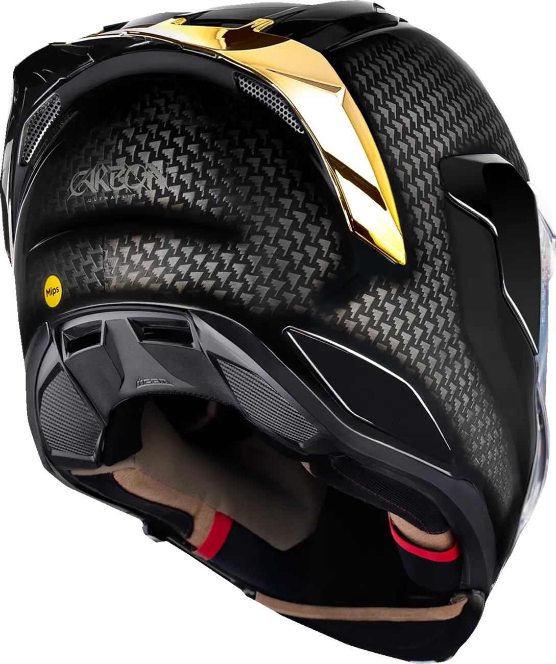 Icon Ultraflite Carbon MIPS Helmet Gold