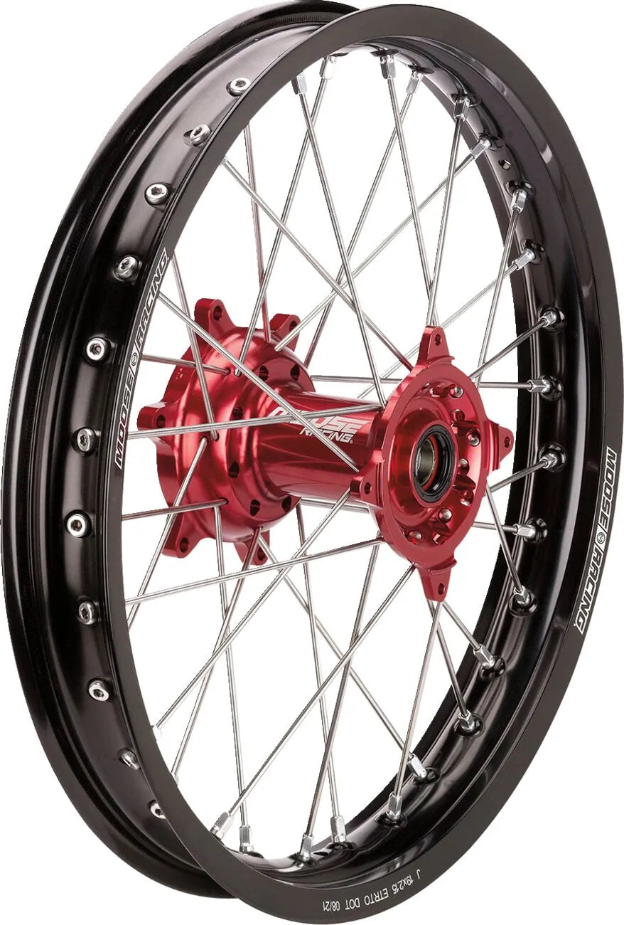 Moose Offroad Sx-1 Complete Wheel 18x2.15 Black/red
