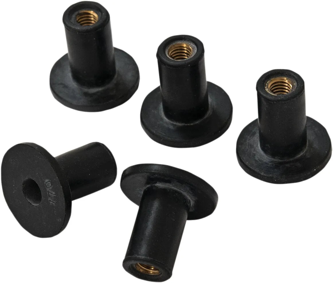 Memphis Shades #10-32 Well Nuts 5-Pack for HD Road Glide