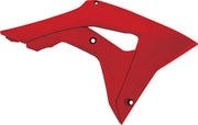Polisport Radiator Covers For Honda - Red