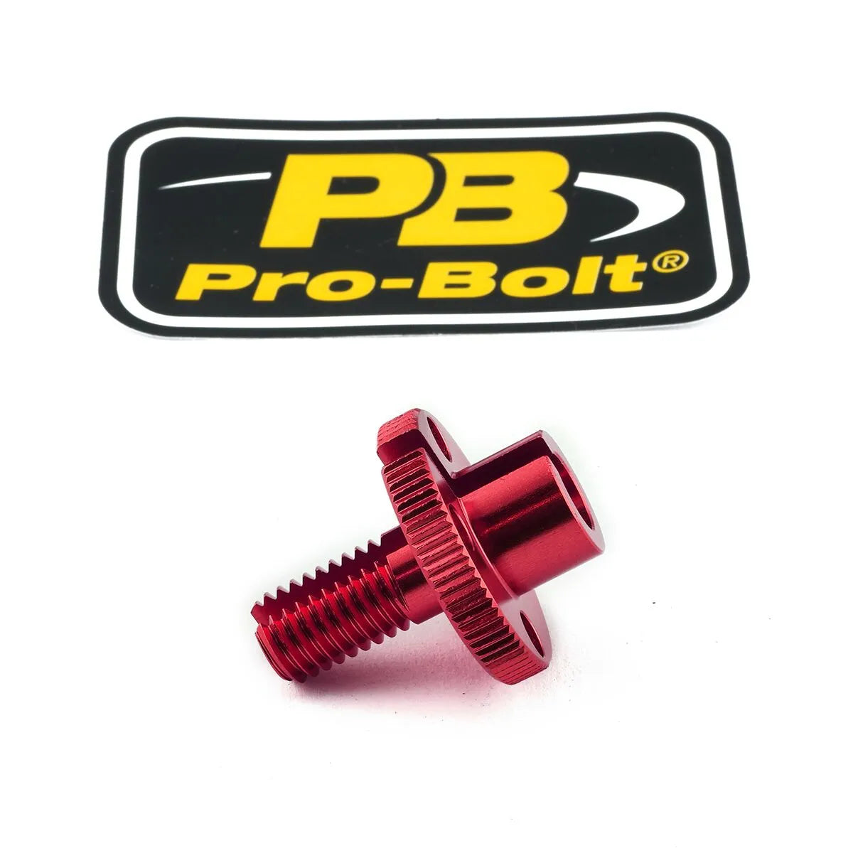 Pro Bolt Aluminium Cable Adjuster - Red