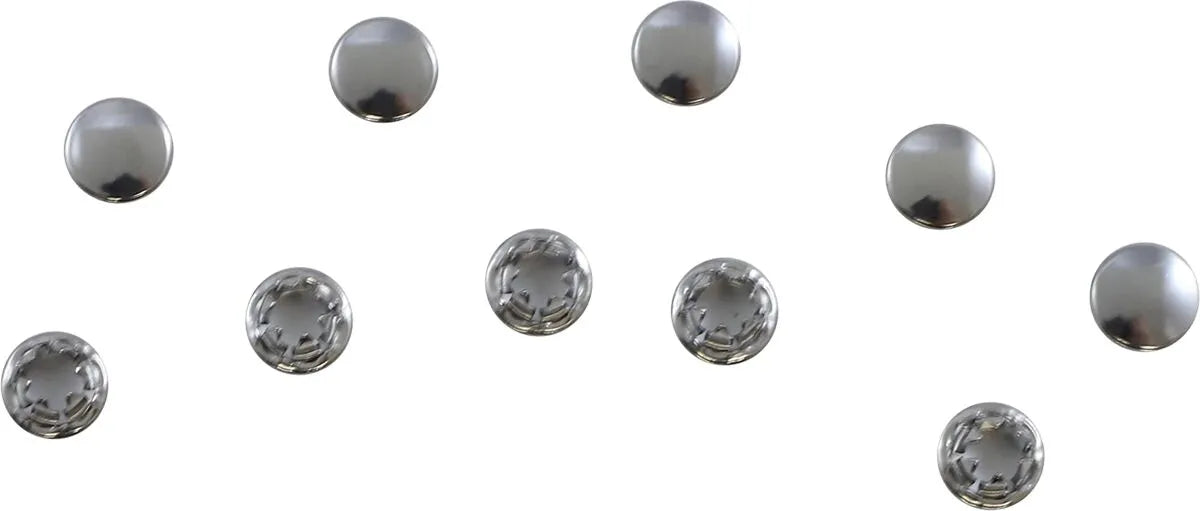 Drag Specialties 1/4" Socket Head End Plugs 10-Pack