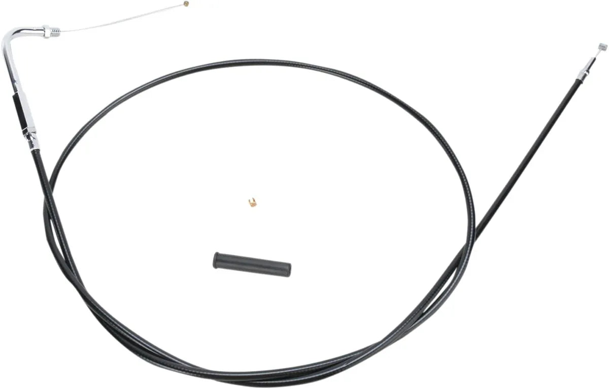 Drag Specialties Black Vinyl Throttle Cable 56" Housing