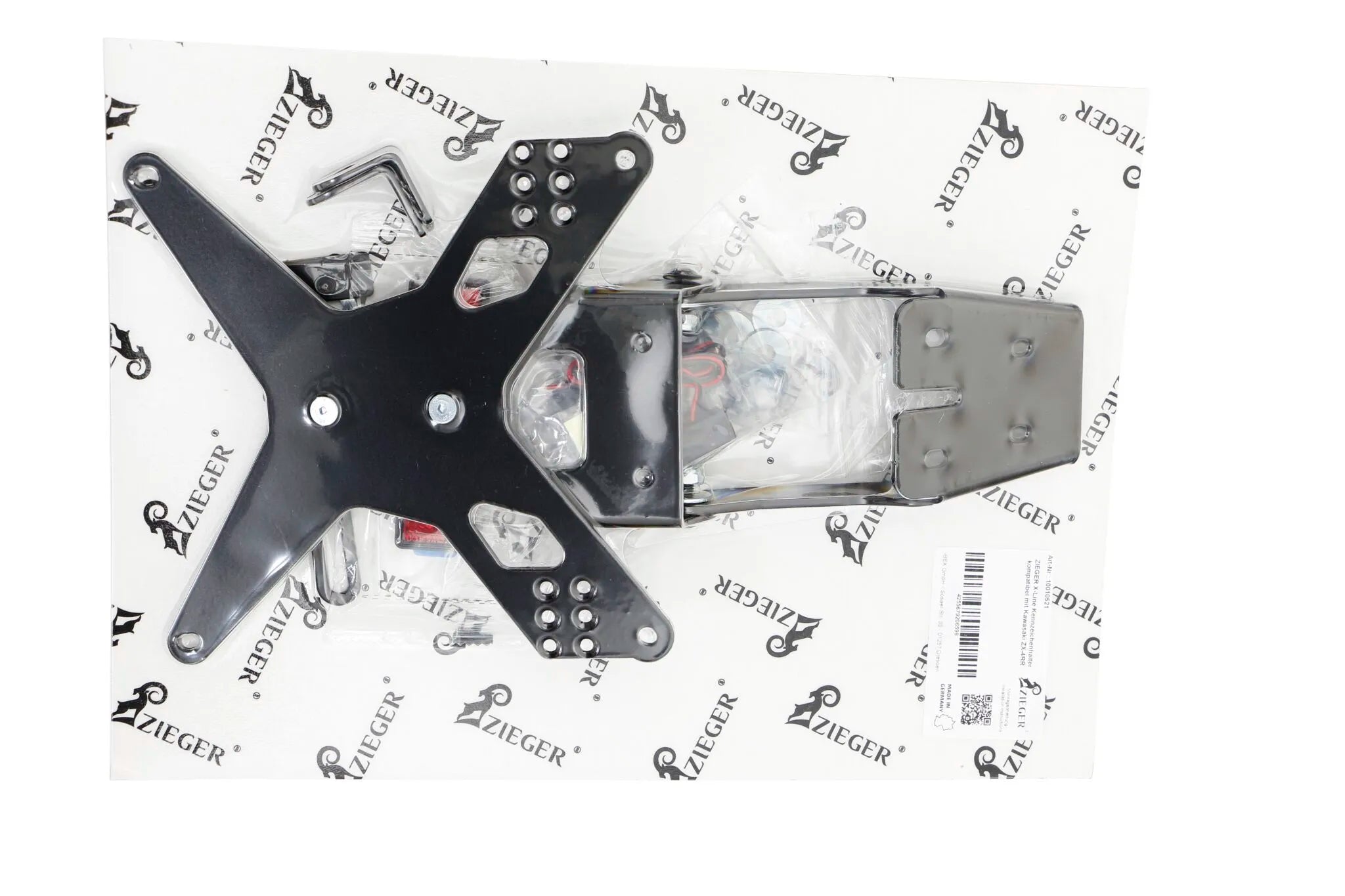 Zieger License Plate Holder Type E For Harley Davidson