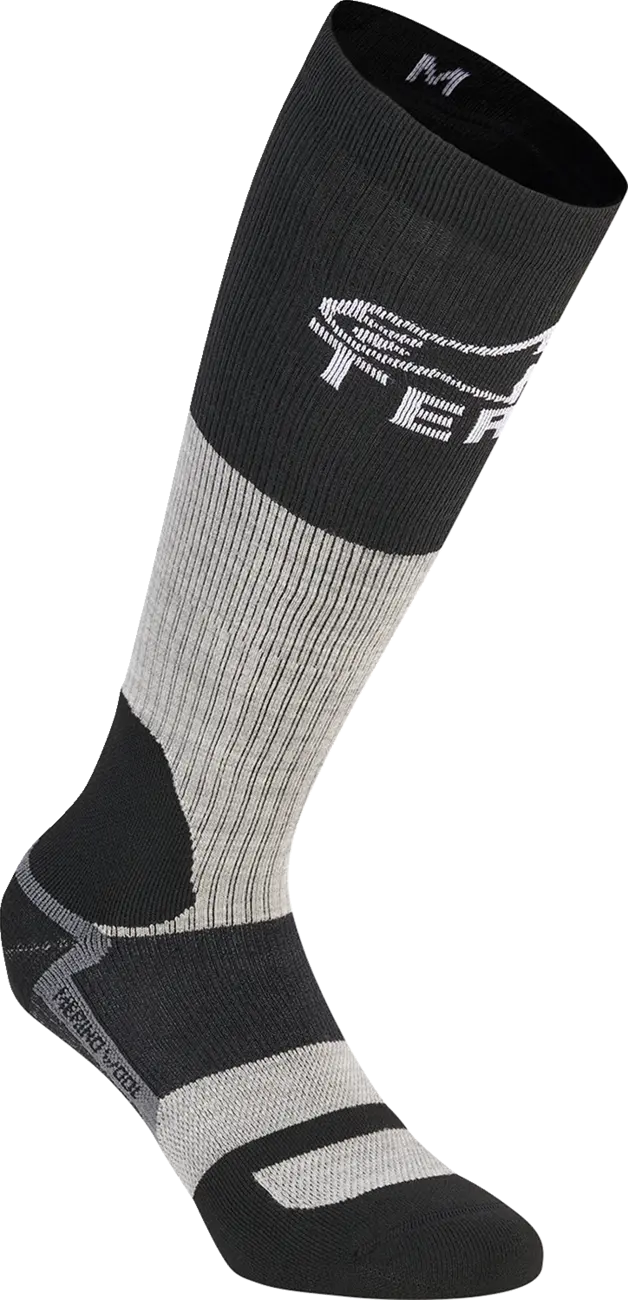 Alpinestars AT 8 Merino Socks Tar Gray/Black