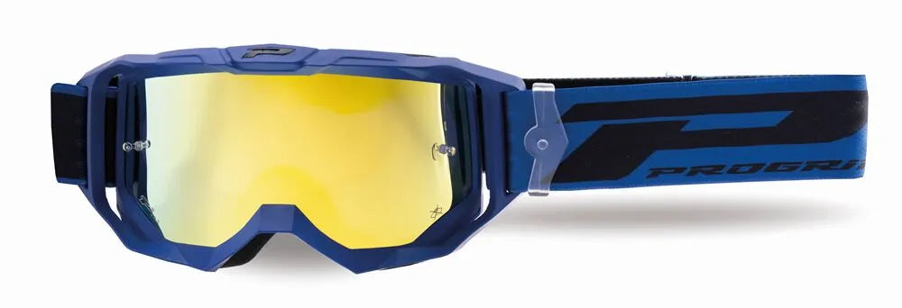 Pro Grip 3300 Vision Go Goggles Blue/Yellow Mirror