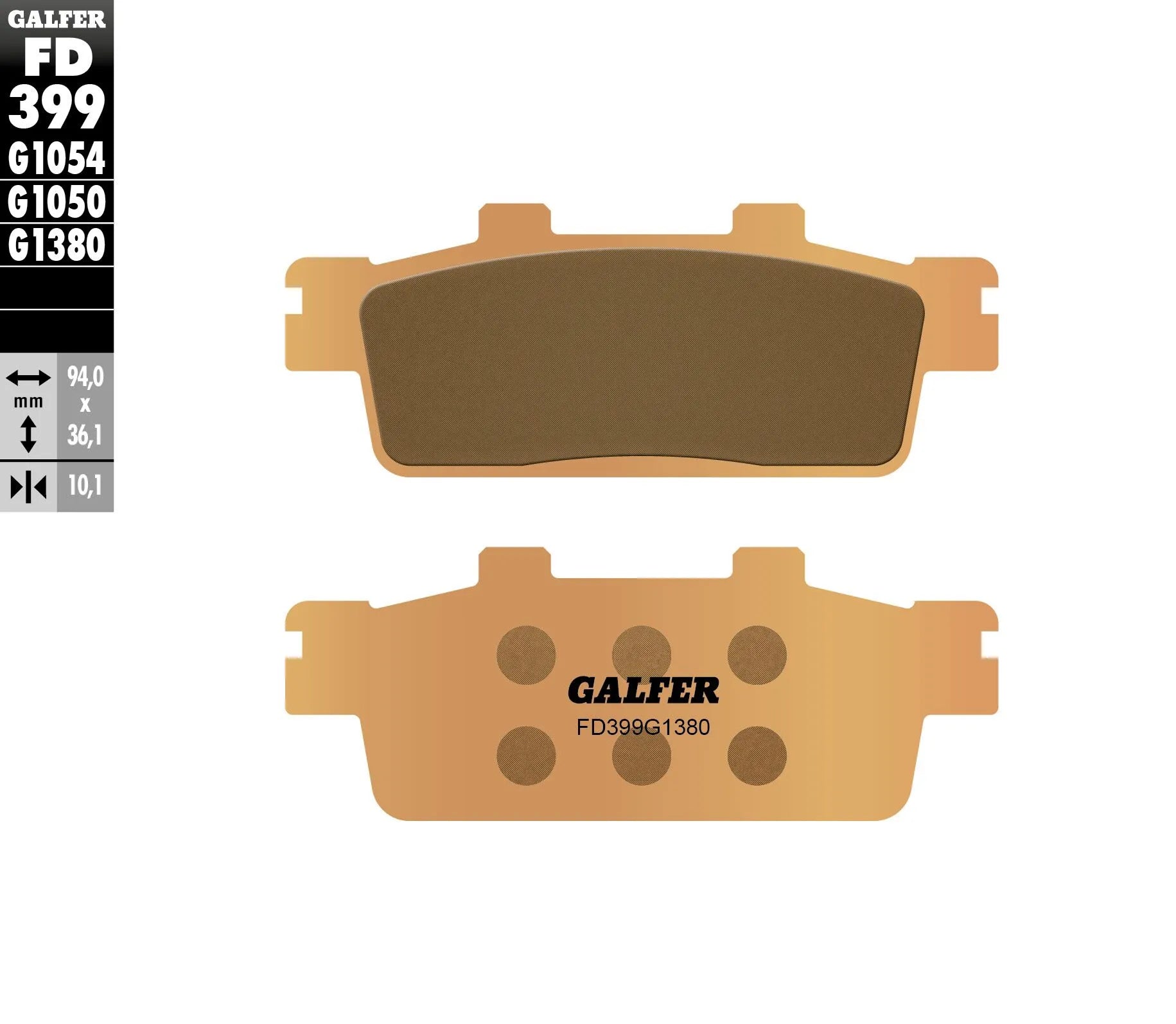 Galfer Hh Sintered Brake Pads - High-performance Braking - Front & Rear