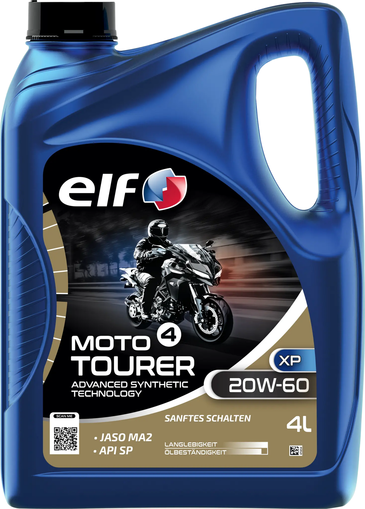 ELF Moto 4 Tourer XP 20W-60 Advanced Synthetic Oil 4L
