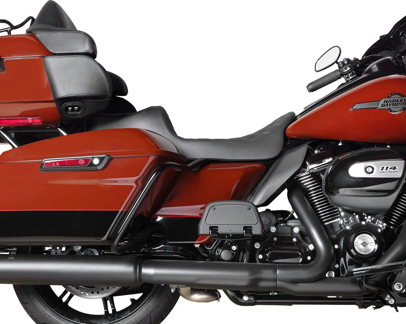 2-Up Drag Specialties Extended Reach Seat - For Harley Davidson