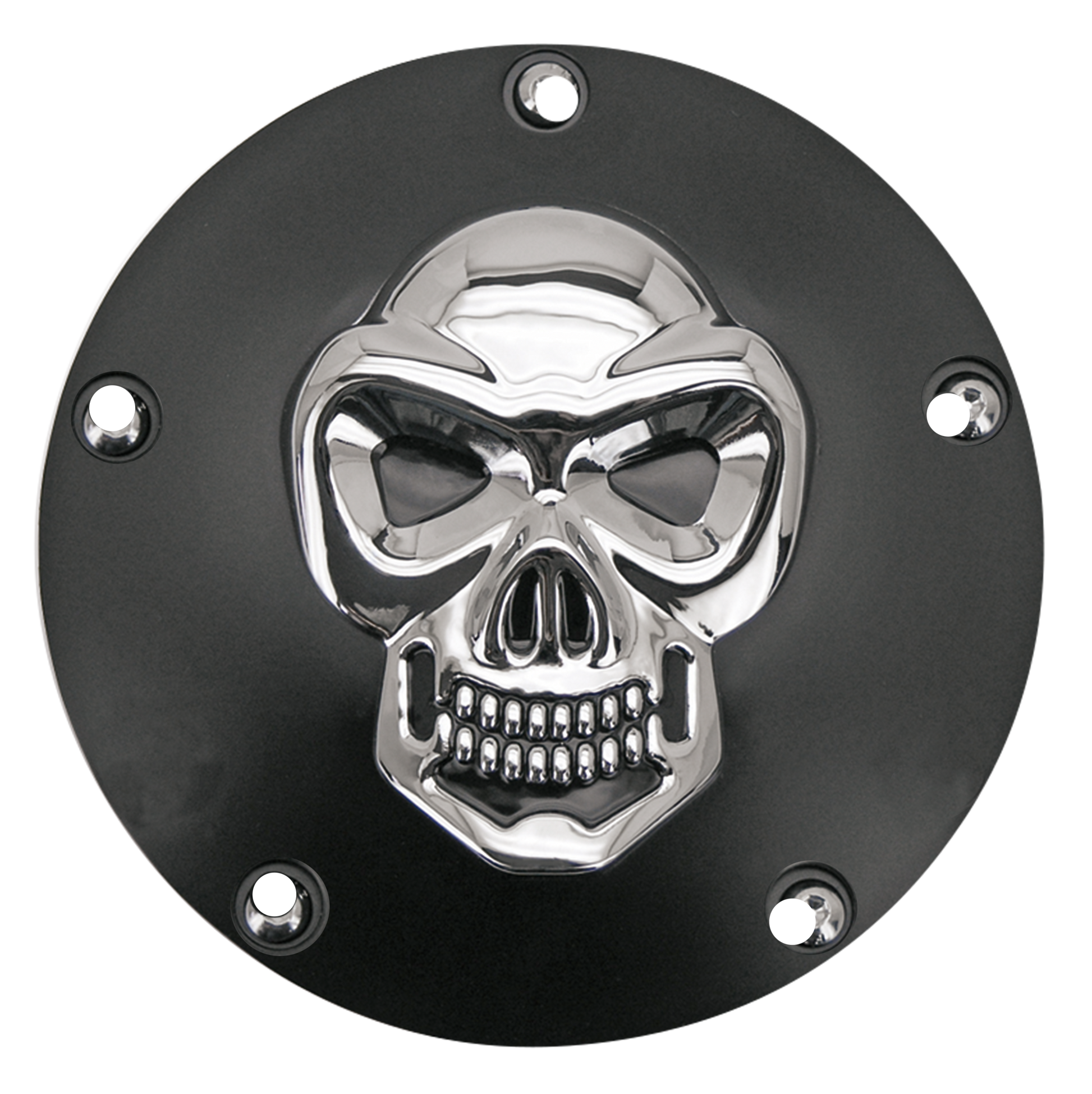 Zodiac Skulled Aluminum Derby Covers – Primary & Clutch