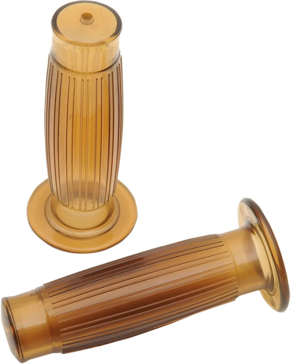 Emgo Gran Turismo Grips - Gold, 1" Handlebar
