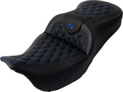 Saddlemen Roadsofa Lattice Stitch Seat - For Harley Davidson