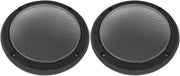 Hogtunes Rear Speaker Grills - Black Metal Mesh