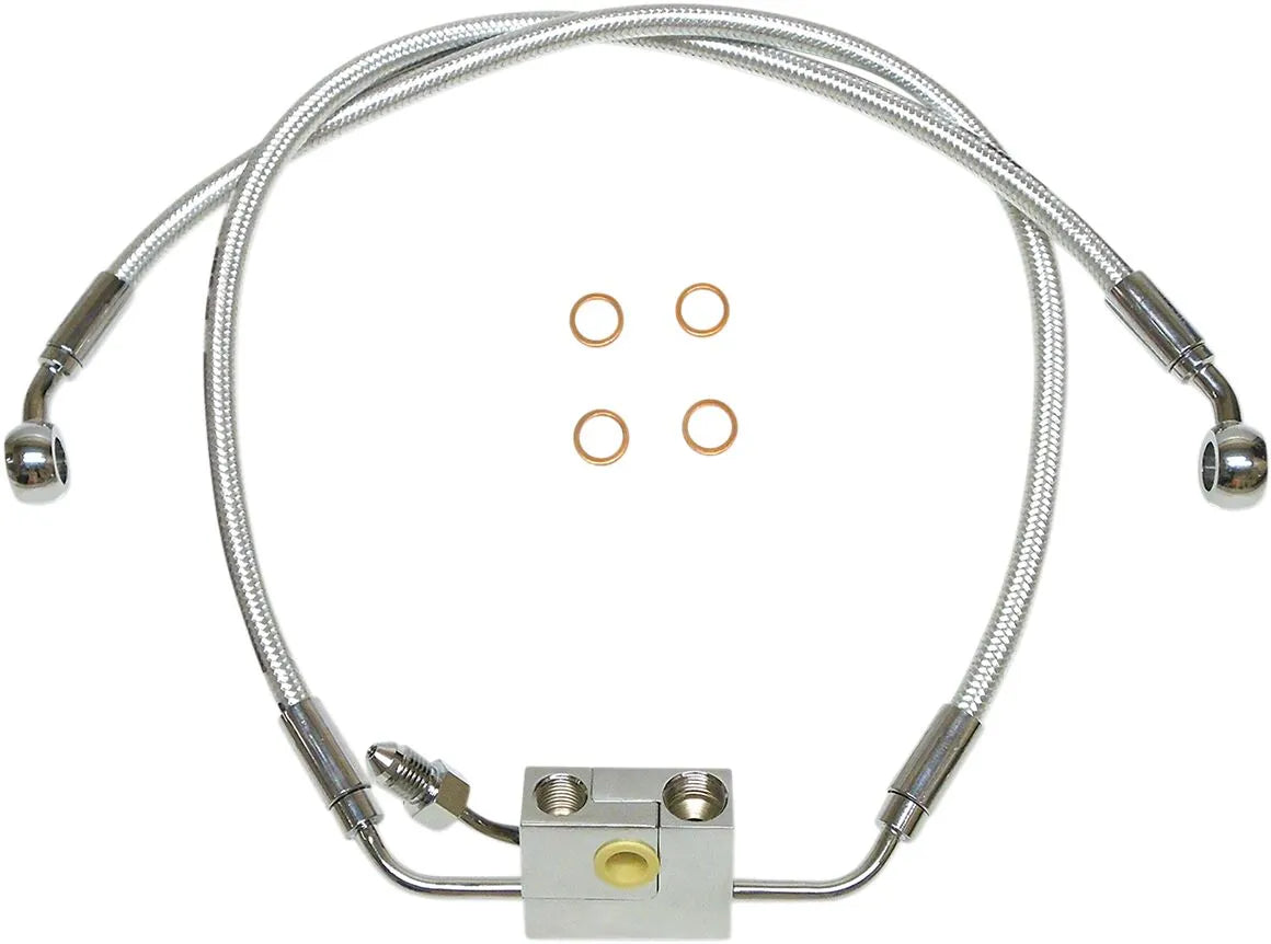 Magnum Shielding Vordere Untere Bremsleitung Kit Mit ABS