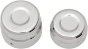 Drag Specialties Billet Axle Caps - Chrome Finish