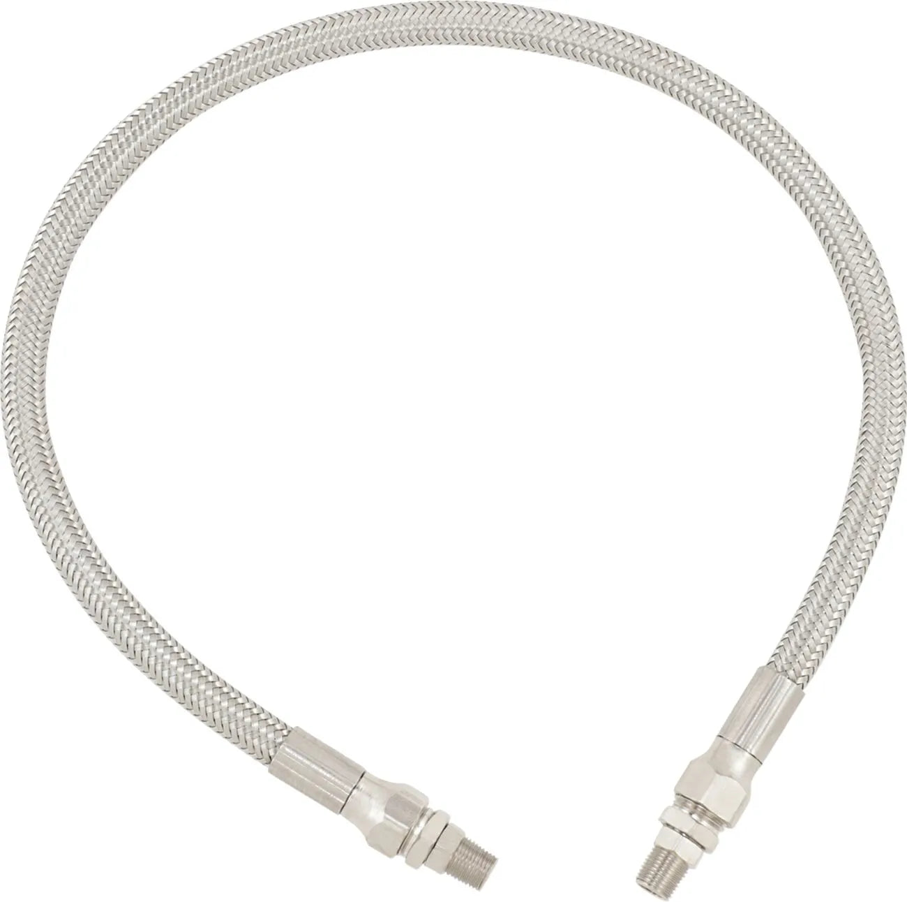 Drag Specialties Universal Stainless Steel Oil Line 22"