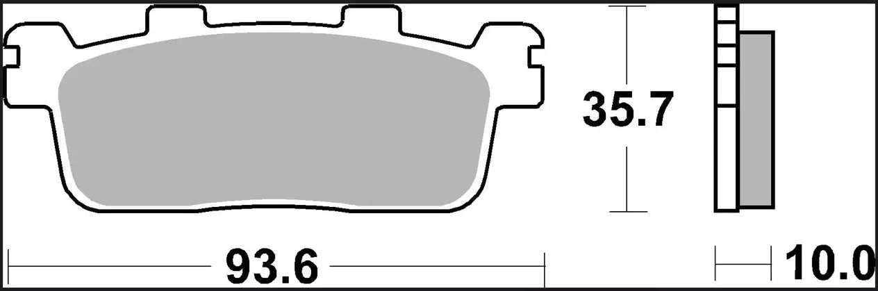 Brembo Sinter Xs Bremsbeläge Für Maxiscooter