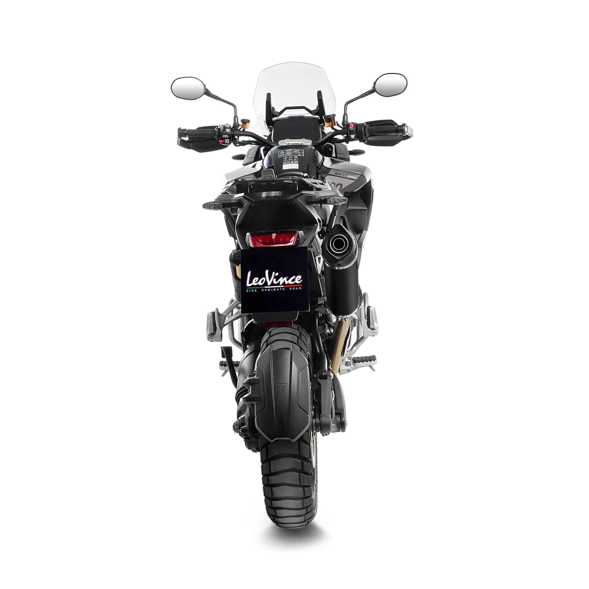 Leovince Nero Slip-on Auspuff für Motorrad - ECE Straßenzulassung