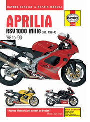 Haynes Motorcycle Repair Manual for Aprilia