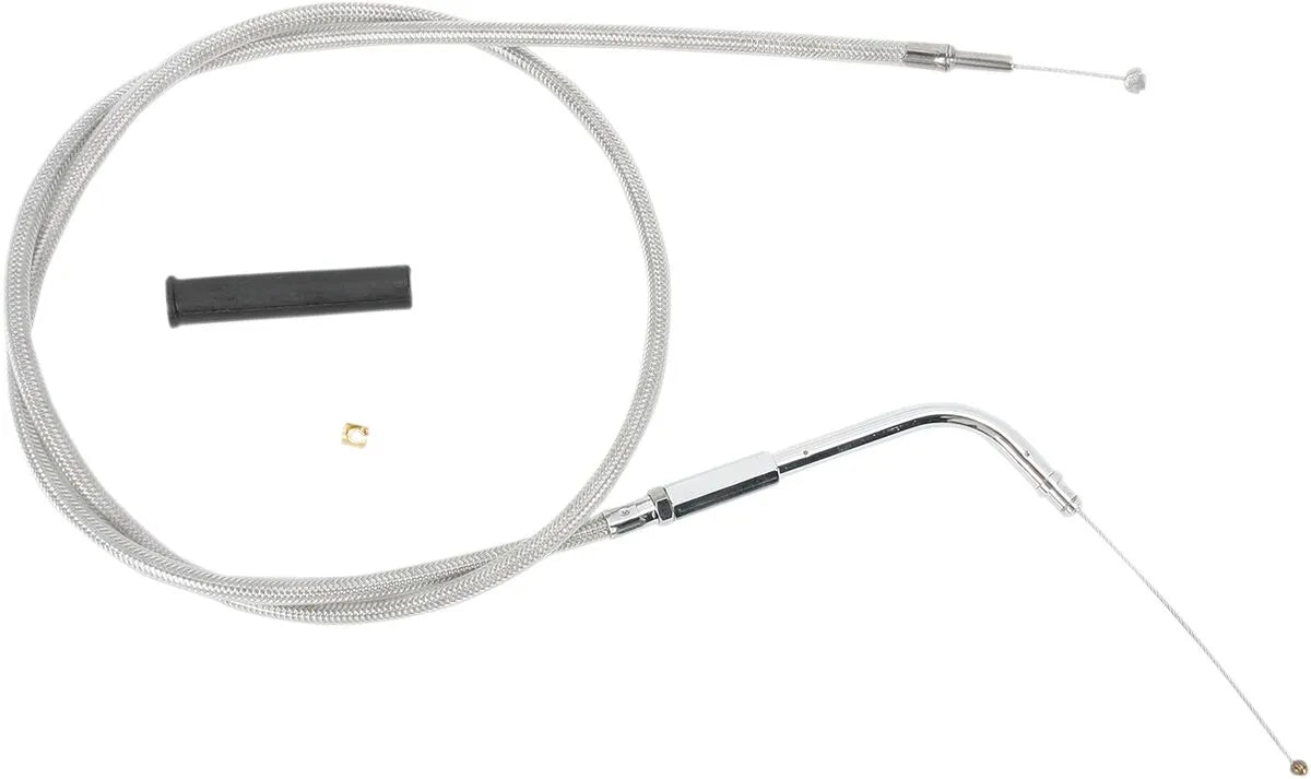 DRAG SPECIALTIES Stainless Braided Throttle Cable