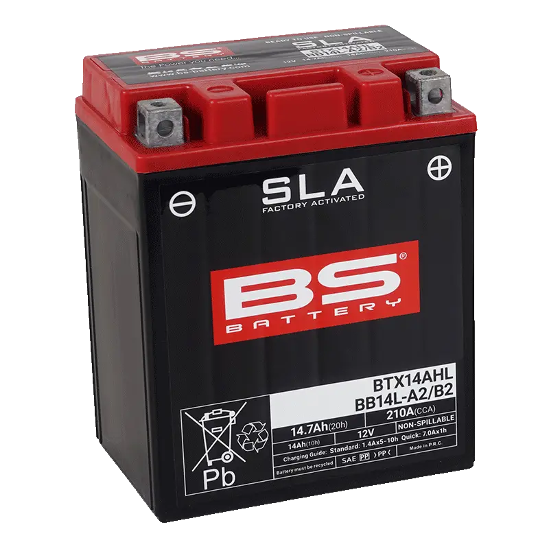 Bs Battery Agm 12v 14ah Motorcycle Battery