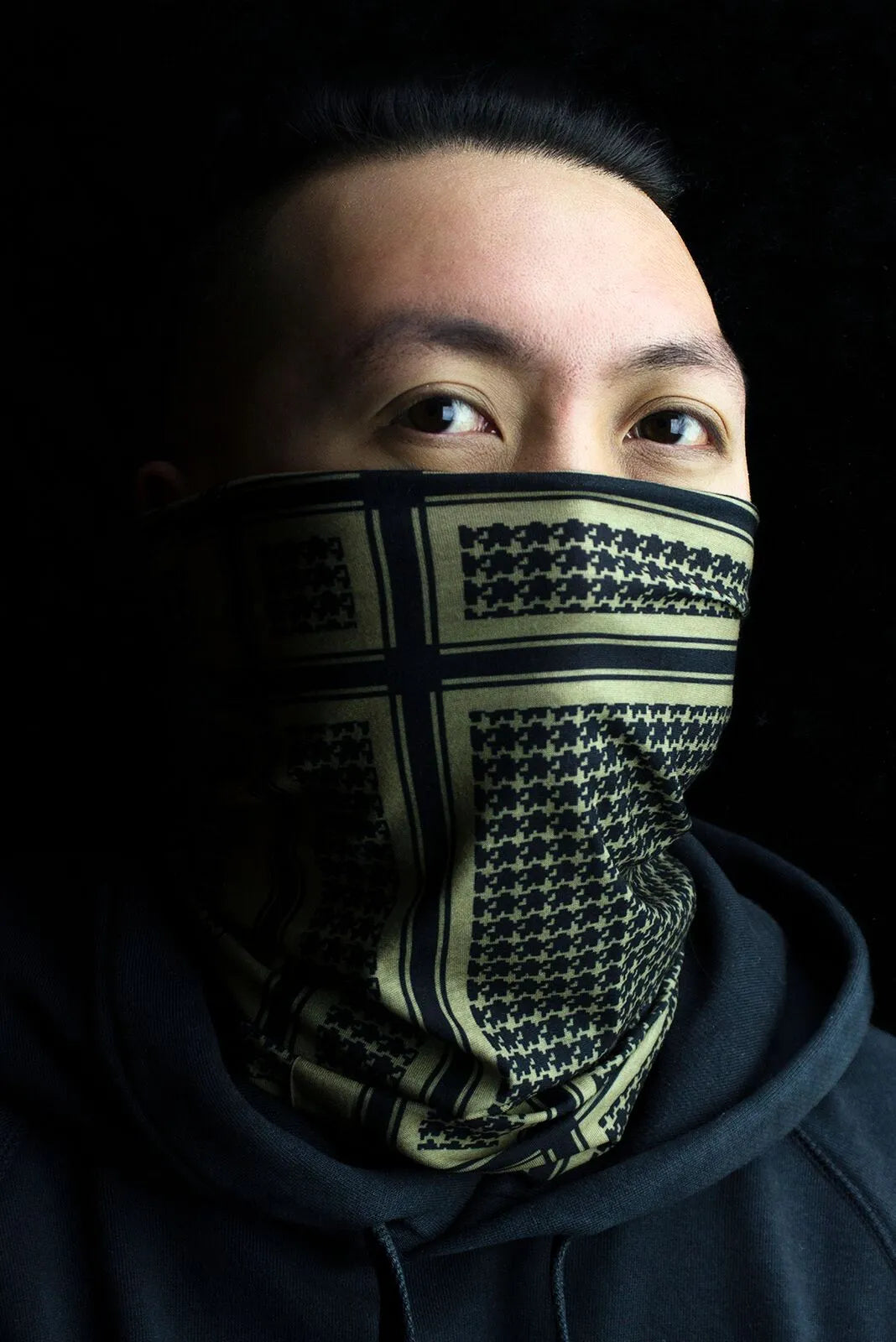 Zan Headgear Motley Tube Neck Gaiter Houndstooth