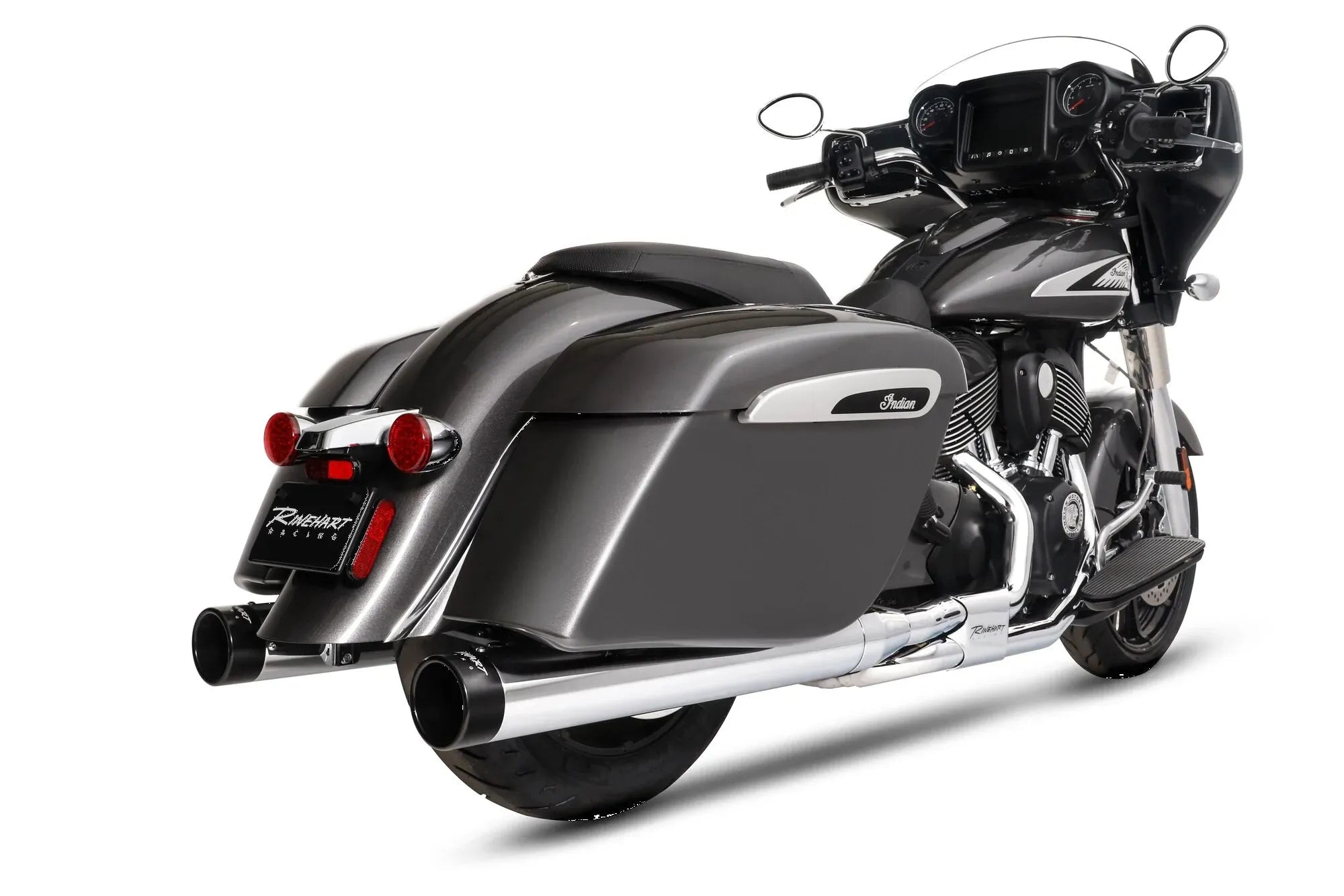 Rinehart Racing Dbx40 Slip-on Schalldämpfer für Indian