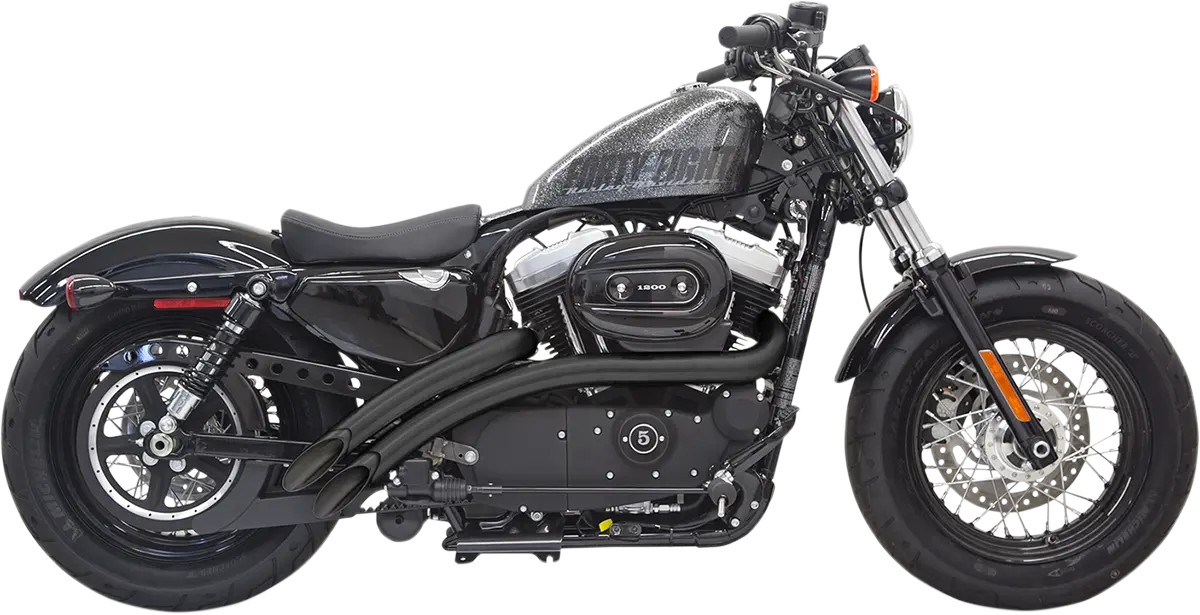 Bassani Xhaust Radial Sweepers Komplettauspuffanlage - Schwarz