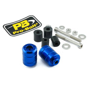 Pro Bolt Aluminium Bar Ends - Blue