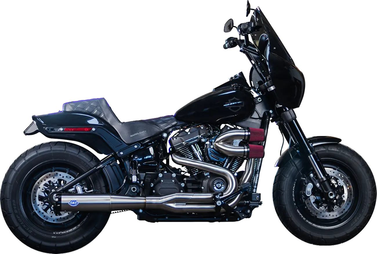 S&S Cycle 2-in-1 Superstreet Auspuff Für Geschlossene Rennstrecke