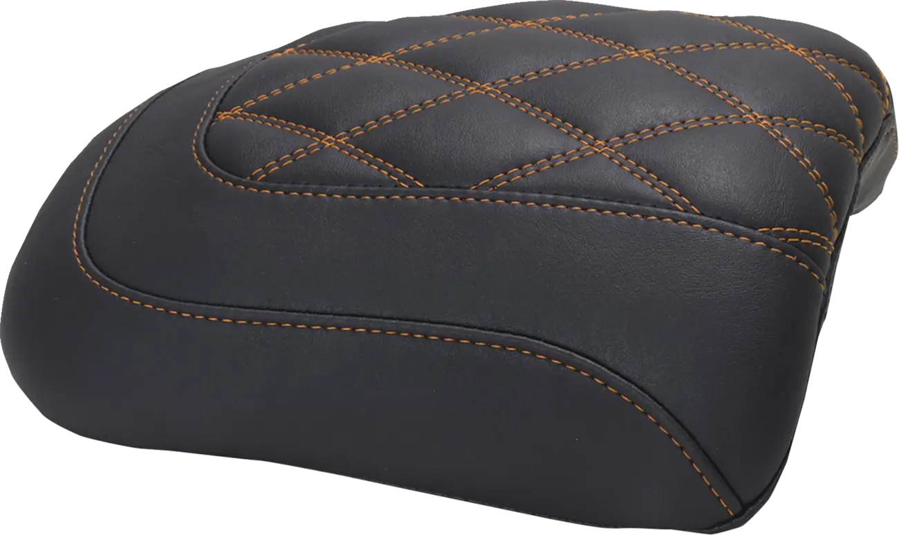 Rear Mustang Padded Passenger Seat Cowl - For Harley Davidson
