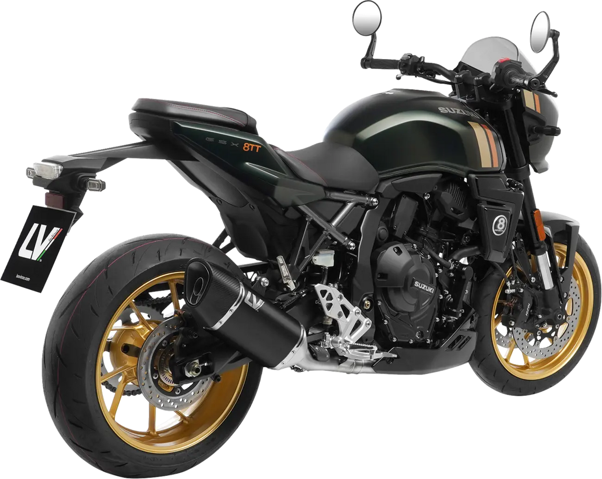 Leovince LV-14 R 2-into-1 Black Exhaust for Suzuki GSX-8R/S