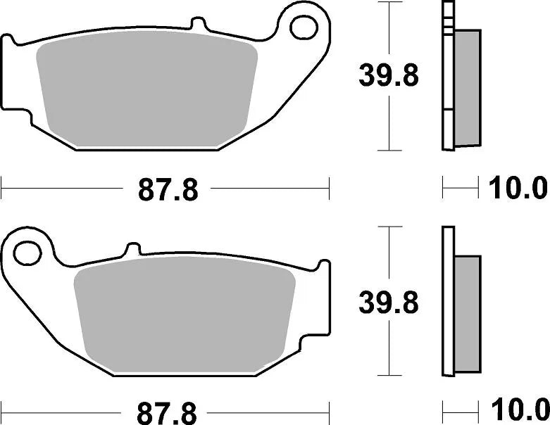 Sbs Si Offroad Sintermetall Bremsbeläge - Hinten