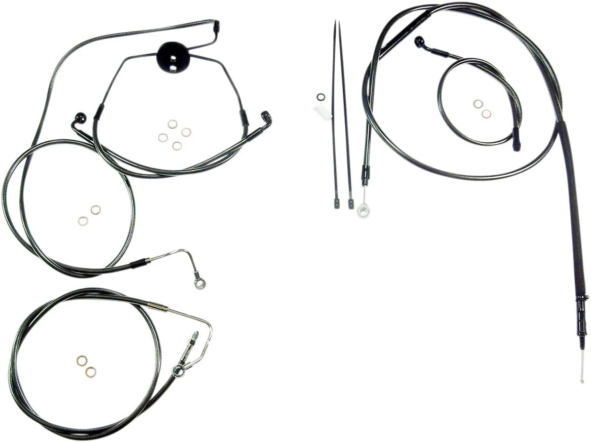Magnum Shielding Black Pearl Handlebar Installation Kit for 10"