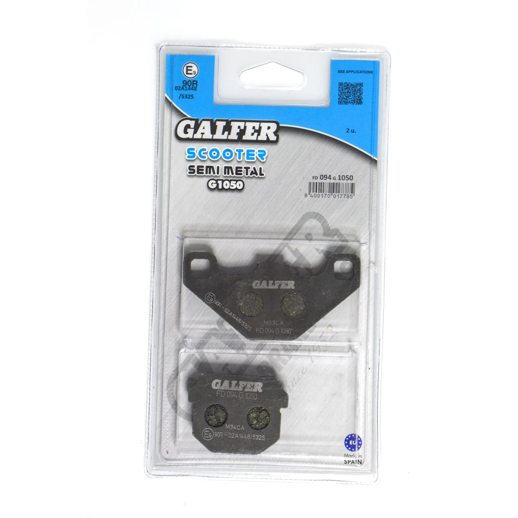 Galfer Semi-metallic Brake Pads - Versatile Performance - Front