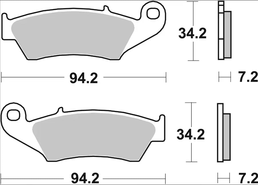 Brembo Sd Sintered Offroad Bremsbeläge
