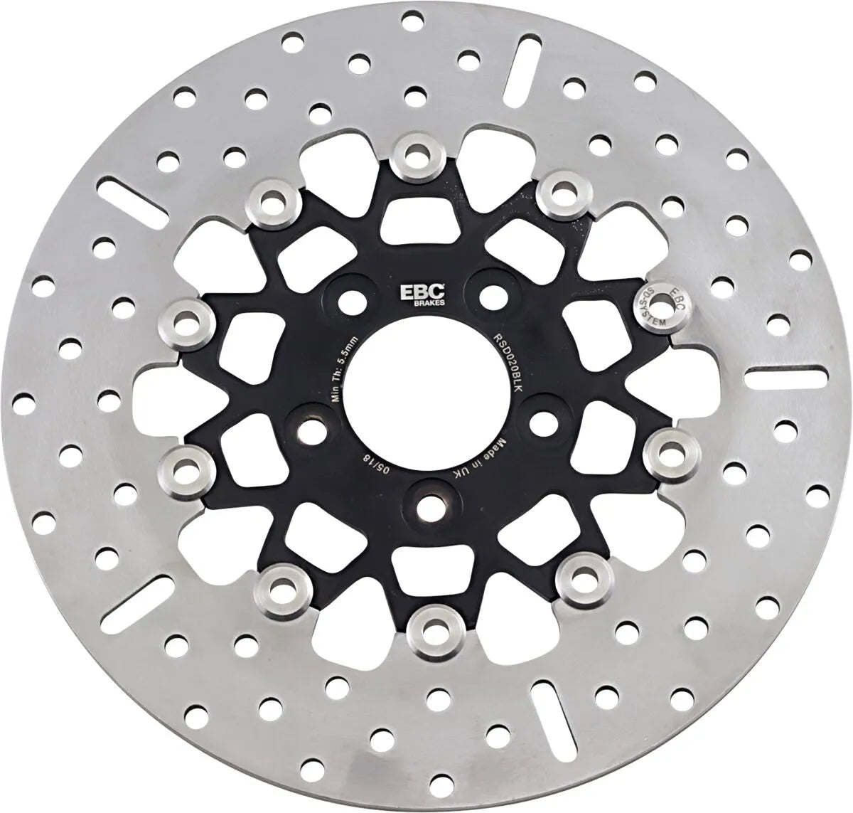 Ebc Custom Stainless Steel Rear Brake Rotor - Rear