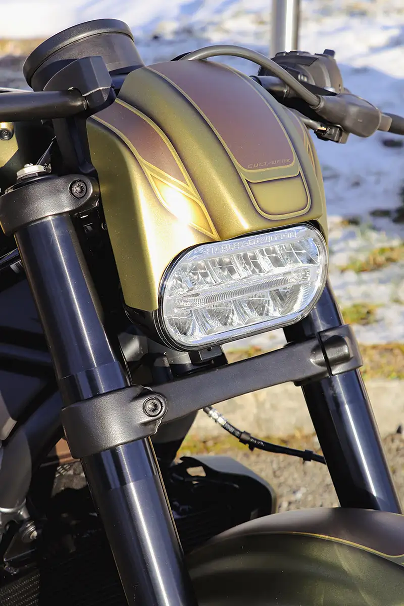 Cult-Werk Headlight Mask Nrs Style Sportster S & Nightster – Windshield