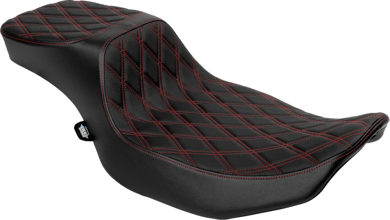 Drag Specialties Predator 2-up Extended Reach Seat - For Harley Davidson