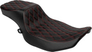 Drag Specialties Predator 2-up Extended Reach Seat - For Harley Davidson