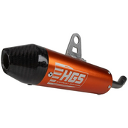 Hgs 2-Takt Schalldämpfer mit Carbon-Endkappe