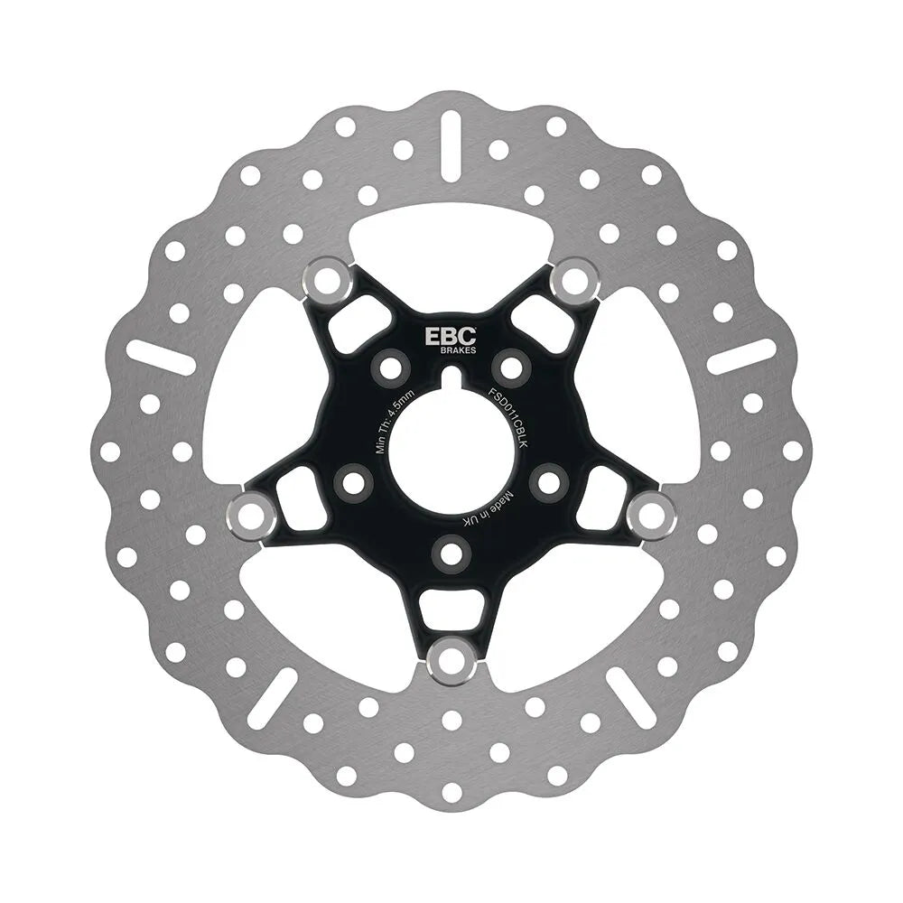 Ebc Fsd Serie Edelstahl Vordere Bremsscheibe Für Big Twins - Vorne
