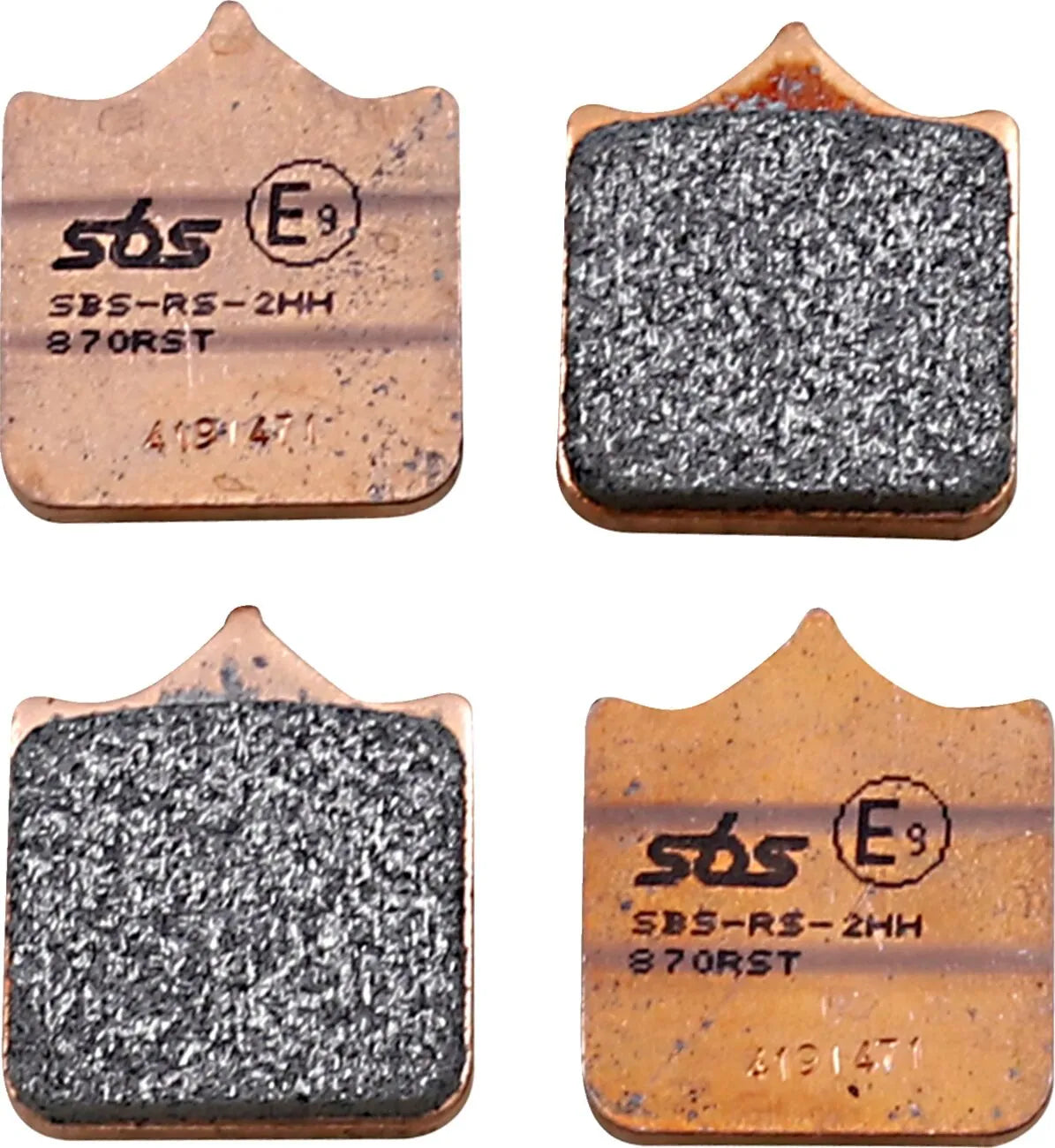 Sbs Rst Brake Pads - High Performance Sintered Metal - Front