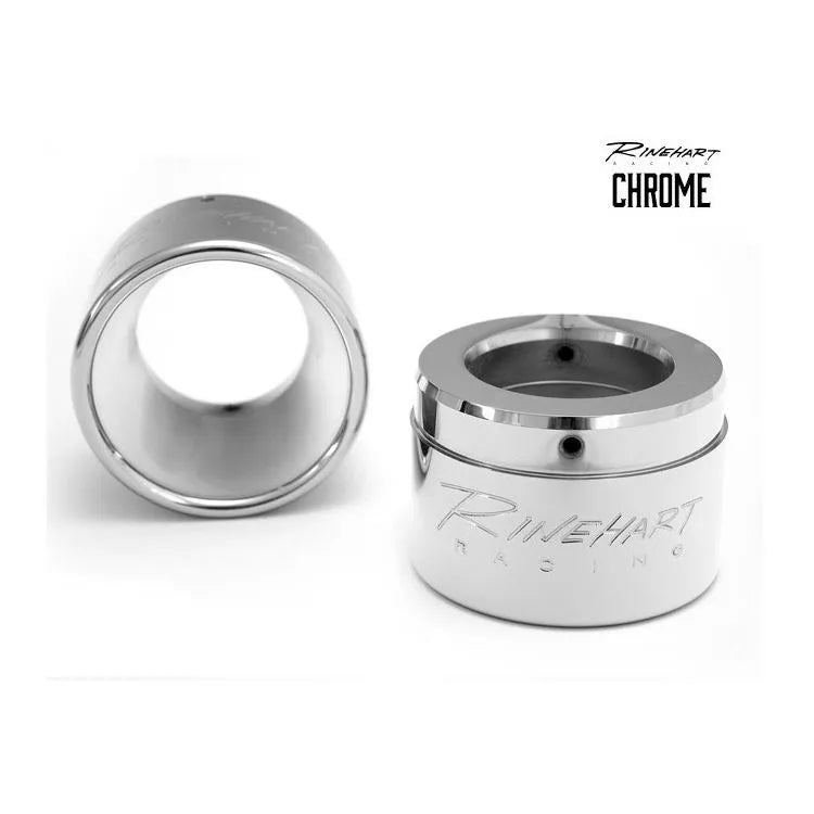 Rinehart Racing Chrom Endkappen für Auspuffanlagen