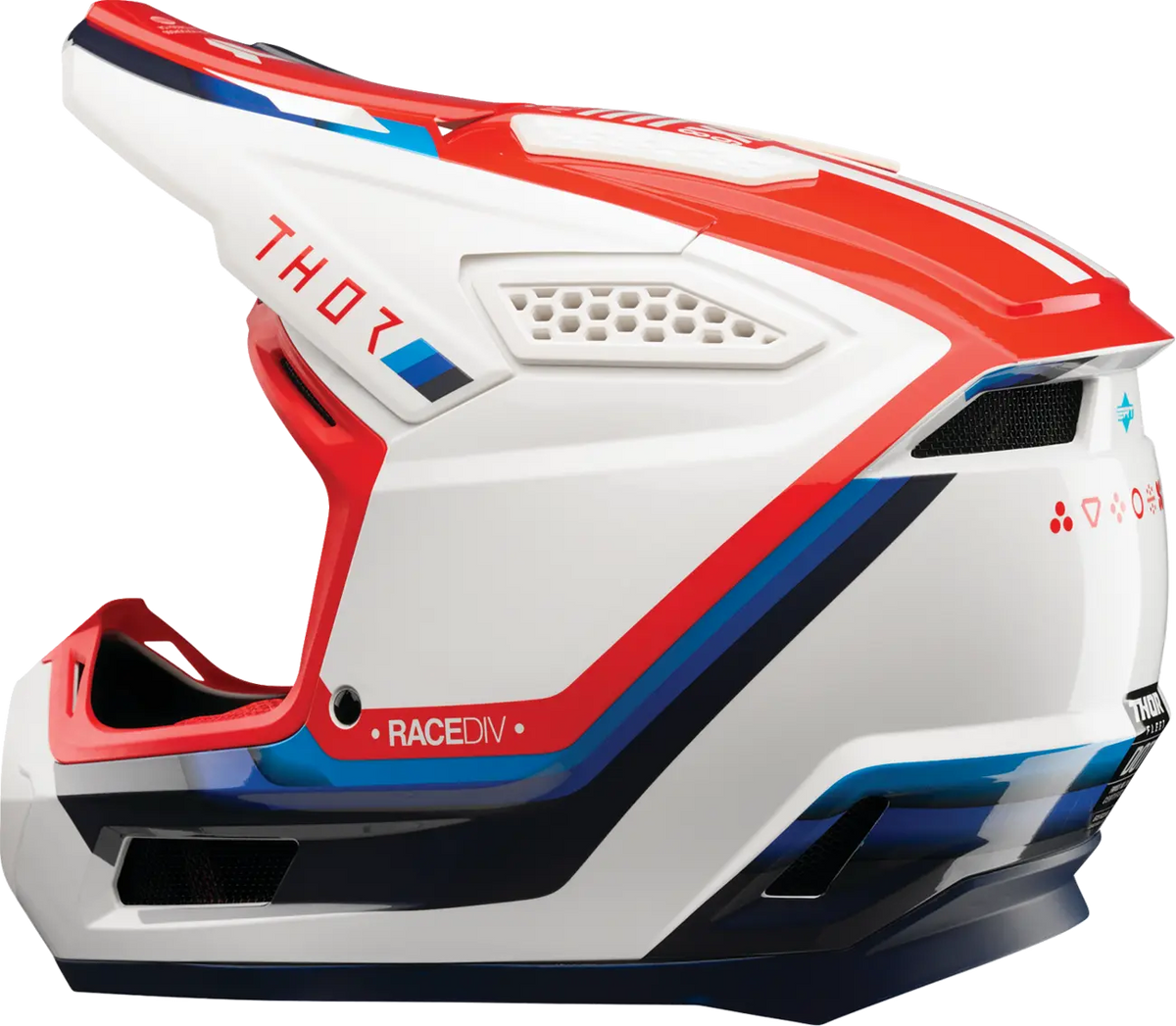 Thor Fleet Defy Helmet White/Red/Blue