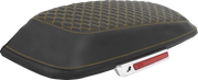 Saddlemen Dragon Scale Saddlebag Lid Covers Gold for FLTR/FLHX